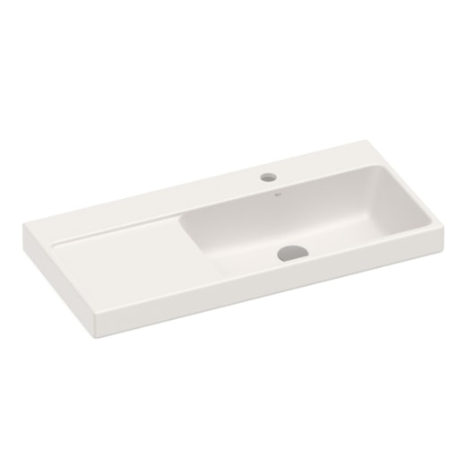 Cuba de Sobrepor Retangular Optica L80 80x38cm Beige Roca - Imagem principal - 4e4f2498-2fcc-4f15-8df5-0c1cdc8b91ce
