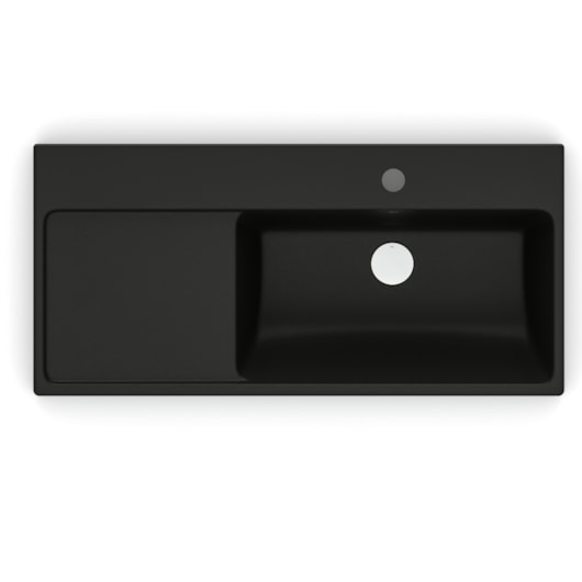 Cuba de Sobrepor Retangular Optica L80 80x38cm Matte Black Roca - Imagem principal - 1d449ca8-f9f5-44c1-929f-3d6d70e9ae37