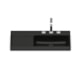 Cuba de Sobrepor Retangular Optica L80 80x38cm Matte Black Roca - 7d7a7765-8d2b-46fd-8b8f-44bcd1dde205
