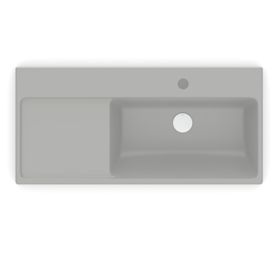 Cuba de Sobrepor Retangular Optica L80 80x38cm Stone Roca - Imagem principal - 66daf668-3e43-446d-93c0-39f312558ae0