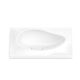 Cuba De Sobrepor Retangular Ruy Ohtake 62x45cm Branco Brilho Roca - f77900dc-44c0-48d0-b132-243fafa83c46
