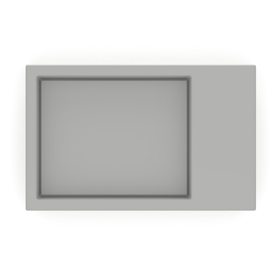 Cuba de Sobrepor Retangular Skyline Horizon Stone Roca 60x38cm - Imagem principal - 9efb85fa-19b9-4d9f-b476-c7fcef000e88