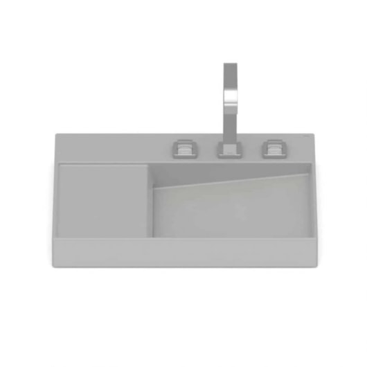 Cuba de Sobrepor Retangular View Horizon Stone Roca 60x42cm - Imagem principal - d2316df8-194c-4deb-86f8-3697da05b11f