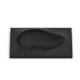 Cuba De Sobrepor Ruy Ohtake 62x45cm Matte Black Roca - 53c32ce6-72d5-4a2e-ad84-bfbda93d5895