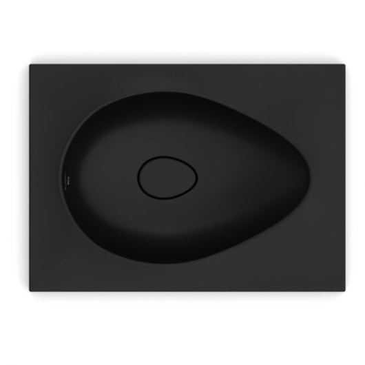 Cuba De Sobrepor Ruy Ohtake 62x45cm Matte Black Roca - Imagem principal - b9179e2d-370b-4959-9d7e-398f48a2245c
