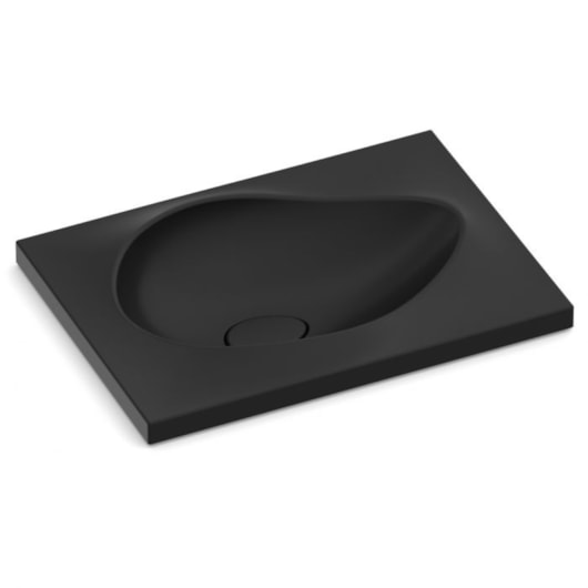 Cuba De Sobrepor Ruy Ohtake 62x45cm Matte Black Roca - Imagem principal - bfe29f34-9a63-45b9-8841-93a2d8dc5785