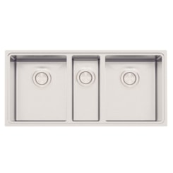 Cuba Design Collection Quadrum 2.5 C 34 em Aço Inox Com Acabamento Scotch Brite Tramontina 97x46x20,5cm