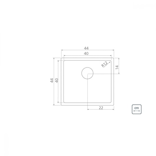 Cuba Design Collection Quadrum Scotch Brite Tramontina 40x40 cm - Imagem principal - 029ed1b3-91d3-4eea-83f4-1f74594c2d8e