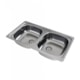 Cuba Dupla 304 Com Válvula Saida De Agua 4,5  Embutir Polido Docol 72,2x37x14cm - d608479c-da90-4523-93b9-b9e9c656c4b4