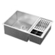Cuba Dupla Bistrô Escovado Docol 60x40x20 - ed147a44-6d45-441f-aa2d-2f2a96df28bc