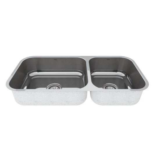 Cuba Dupla De Inox Polido Mekal 86x40x20cm - Imagem principal - 4880fe93-8f24-471b-9312-53c8622a392d