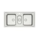 Cuba Dupla De Sobrepor Em Inox Com Válvula Acetinado Marea Tramontina 100x50cm - 475a1470-7495-4374-a007-8e645c96cf54