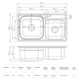 Cuba Dupla Fuzionale 228 C/ Acessórios Acetinada Debacco 76x37cm - a8b91f39-d77b-4c52-b771-c4d48f7e3449