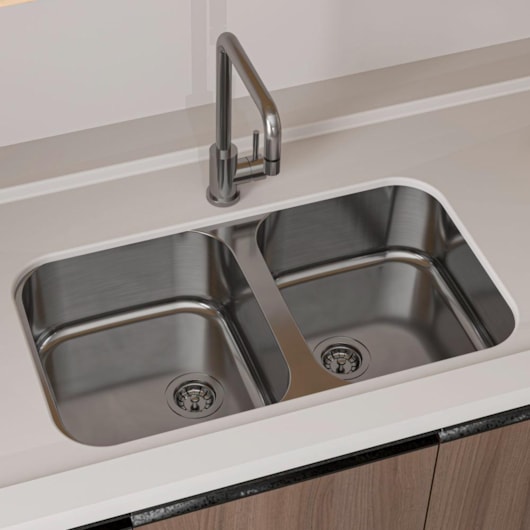Cuba Dupla N3 Com Válvula 3.1/2 Para Lavatório De Mesa Brilho Plus Ghelplus 72x40x17cm - Imagem principal - 0f6df831-1fce-4727-a7e9-d4cb125b8a33