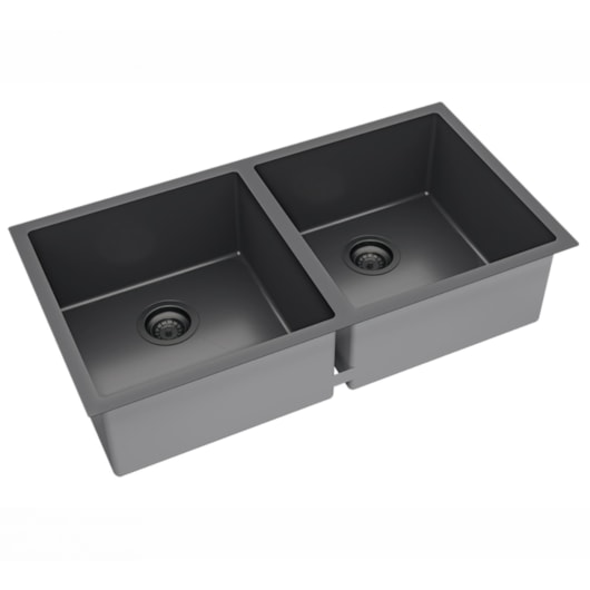 Cuba Dupla Primaccore PVD Grey - Imagem principal - a0c5e5cc-ccdd-4229-8c96-92b035d1d611