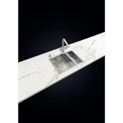 Cuba Dupla Quadrum 66x46 Com Válvula Inox Tramontina