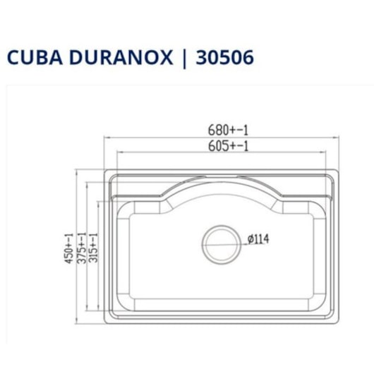 Cuba Duranox 30506 Ghelplus 68x45x20cm - Imagem principal - b4f47471-e03e-4c93-b623-50925a139590