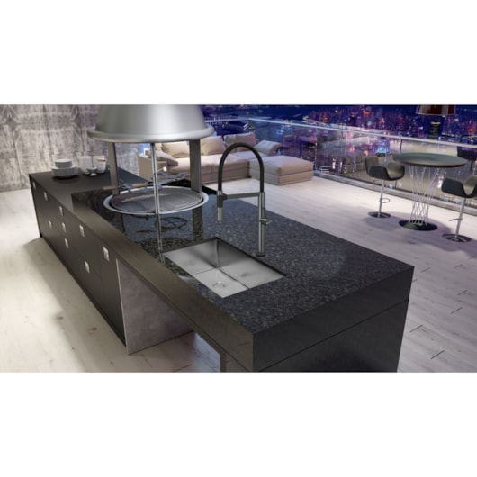 Cuba Em Inox Escovado Quadratino 700 Debacco - Imagem principal - 18008091-2455-46af-ba51-67003eb43712
