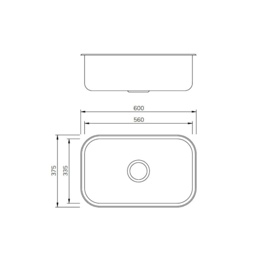Cuba Inox Cs-2 Inox Polida Mekal 56x34x17cm - Imagem principal - 0aa0b403-3c3e-4e8a-b633-0e51cb4fe4ce
