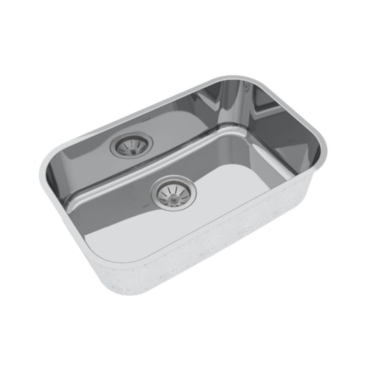 Cuba Inox Cs-2 Inox Polida Mekal 56x34x17cm - Imagem principal - c39e4751-c10f-4a16-8c4b-7c856dd75186