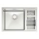 Cuba Inox Design Collection Quadrum Scotch Brite Com 2 Cubas e Escorredor de Pratos e Copos 66X46cm Tramontina - a10b7825-8c4f-4a9b-b053-ce1354a8fc3b
