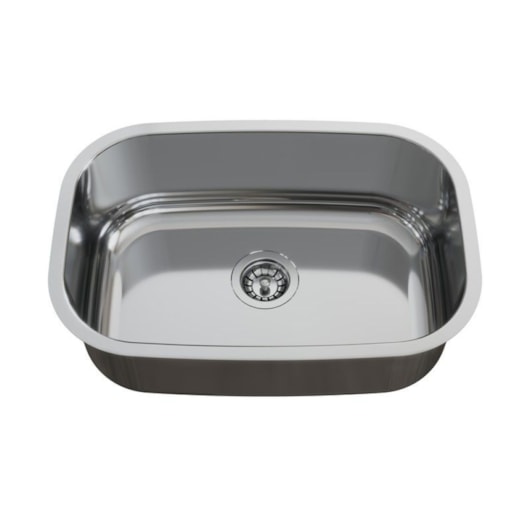 Cuba Inox N1 Alto Brilho Com Válvula 4.1/2 Ghelplus 15cm - Imagem principal - 6fe5ad1d-0f2a-49f6-b6a0-b531b4db754b