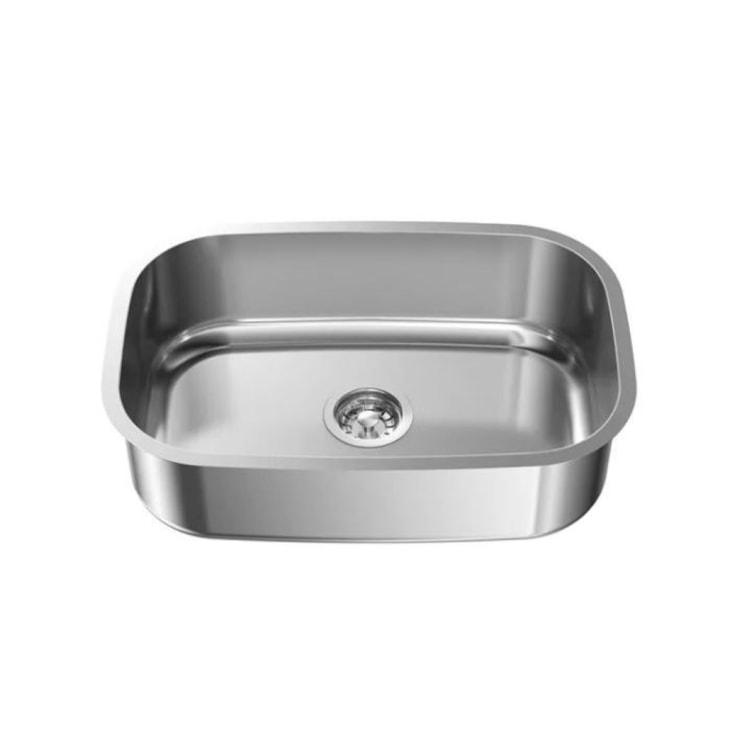 Cuba Inox N1 Profundidade 140mm Polido Com Válvula Ghelplus