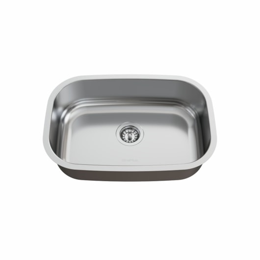 Cuba Inox N1 Profundidade 170mm Polido Com Válvula Ghelplus - Imagem principal - 31ad0498-aaa8-420b-9b3f-ac2578c759ac