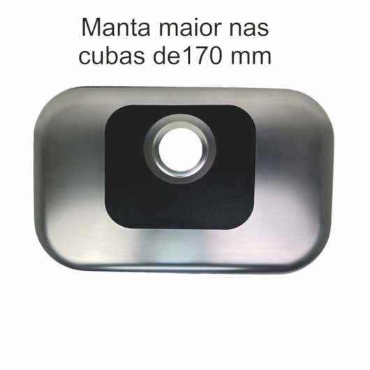 Cuba Inox N2 Alto Brilho Com Válvula 4.1/2 Ghelplus 17cm - Imagem principal - 91163092-9b61-4c58-815b-fc8d944f039a