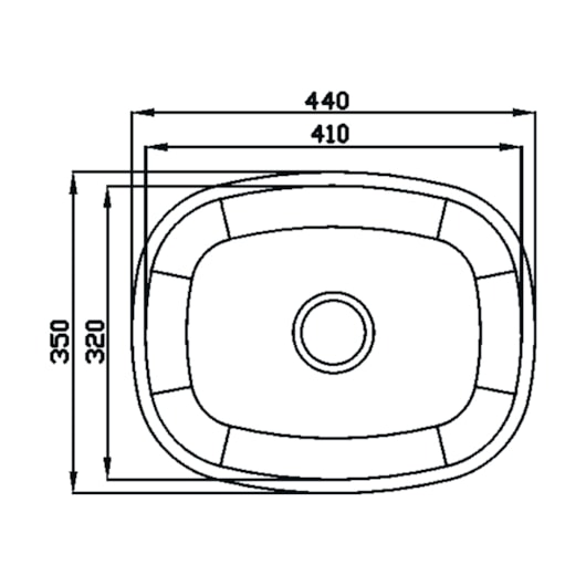 Cuba Inox N4 410x320mm Profundidade 0,95mm Sem Polimento Com Válvula Ghelplus - Imagem principal - c088fb2b-3ca7-42a6-9419-c149cd287373