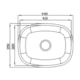 Cuba Inox N4 410x320mm Profundidade 0,95mm Sem Polimento Com Válvula Ghelplus - 45044263-7896-4a4c-9403-224146420c64