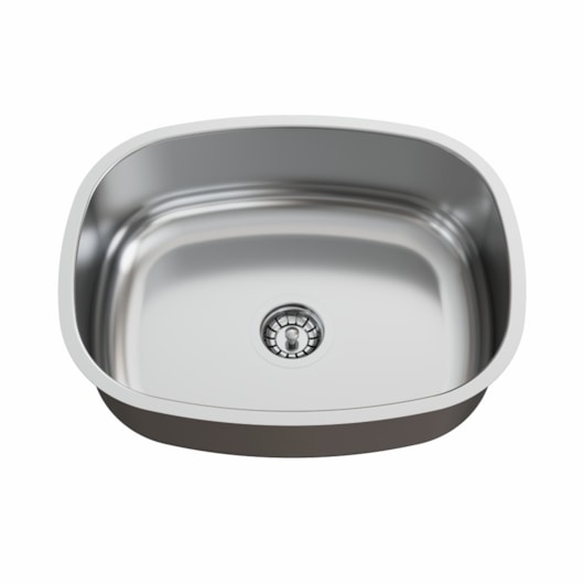 Cuba Inox N4 410x320mm Profundidade 0,95mm Sem Polimento Com Válvula Ghelplus - Imagem principal - 96da0dae-12b3-4cf0-af89-112e805a38e6