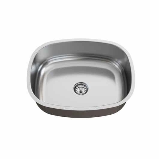 Cuba Inox N4 Profundidade 140mm Polido Com Válvula Ghelplus 41x32cm - Imagem principal - 38f614c9-e0fb-43fe-a4ec-59f08988fc4d