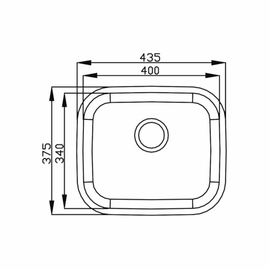Cuba Inox Polido N3 40x34cm Ghelplus 3.1/2 - Imagem principal - d03f5c40-7388-4041-9091-bf02a7021963