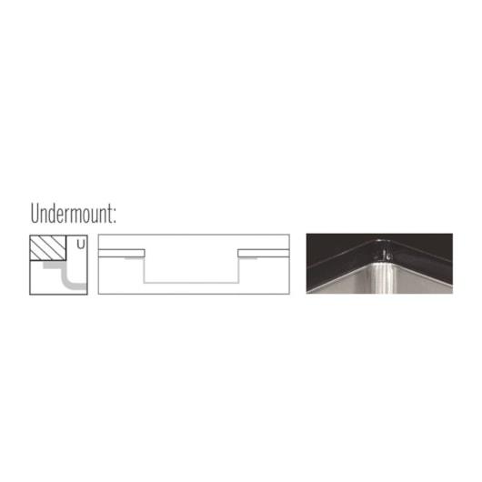 Cuba Inox Quadrum Undermount Tramontina 34x40x20,5cm - Imagem principal - dc239b51-d4d1-4820-b227-78642aa40e66