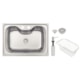 Cuba Morgana 60 Fx Undermount em Aço Inox Escovado com Acessórios Tramontina - 0661bf8b-a803-4b0f-9c3b-a5ac1ca7aadb