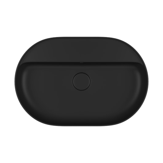 Cuba Oval De Apoio Com Mesa Ébano Fosco Deca 60 cm - Imagem principal - 689b17fd-b6f1-47c8-a33d-3407a08ec844