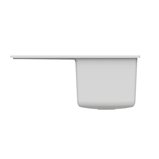 Cuba Para Cozinha Duraquartz Açafrão 100 Branco Nevado Sabbia - Imagem principal - 48c0e57e-b04d-46cf-8ad0-9f6c074df4ba