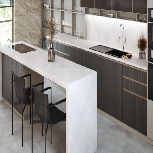 Cuba Para Cozinha Duraquartz Açafrão 100 Preto Estelar Sabbia - Imagem principal - d87e9382-b8cb-4340-8d67-7f9922621cfb