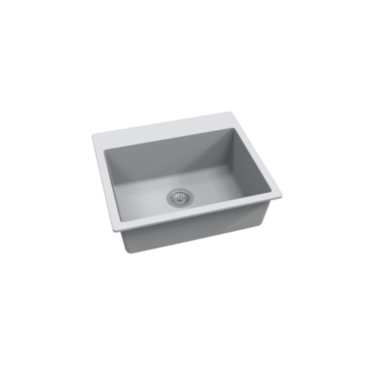 Cuba Para Cozinha Duraquartz Alecrim 60 Branco Nevado Sabbia - Imagem principal - a835ca04-1bf9-4fdc-9dda-1f351e9e8a2c