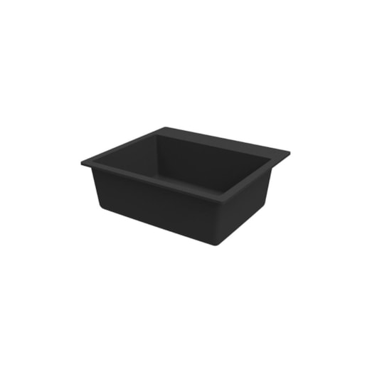 Cuba Para Cozinha Duraquartz Alecrim 60 Preto Granito Sabbia - Imagem principal - 69ff3c2f-bb1e-494b-801c-d37d37d23c2a