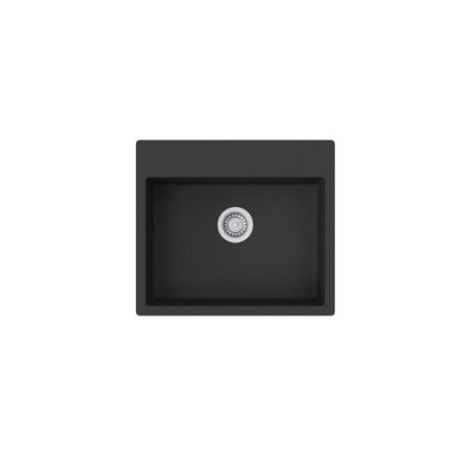 Cuba Para Cozinha Duraquartz Alecrim 60 Preto Granito Sabbia - Imagem principal - c86c7fb3-b092-4541-b9f9-1cd0cd077bd0