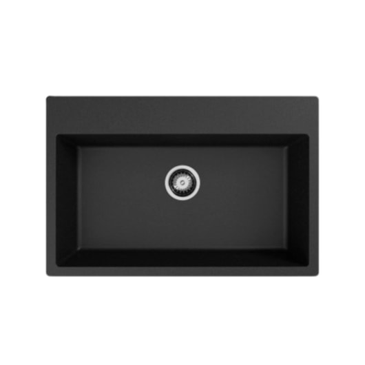 Cuba Para Cozinha Duraquartz Alecrim 80 Preto Estelar Sabbia - Imagem principal - d2134267-9443-4cd4-8770-ee48a1b6c1d0