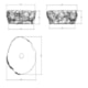 Cuba Para Lavatório De Pedra Oval Grande Cubped006 Kromma 48x48x20cm - e93362b8-3d87-4b74-9766-0653d0427d5f