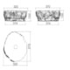 Cuba Para Lavatório De Pedra Oval Tamanho P Cubped004 Kromma 37x32x15cm - 403764b8-9a11-4d13-be47-1865770104c0
