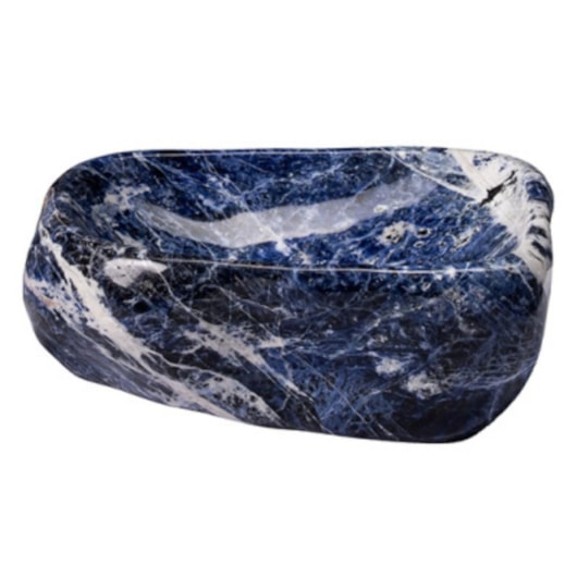 Cuba Para Lavatório Tamanho M Cristal Azul Kromma - Imagem principal - 7a6de1d3-667e-4e90-88d2-1489026c27fe