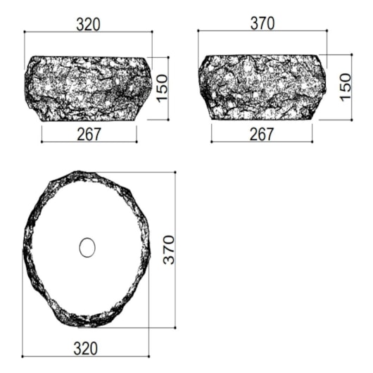 Cuba Para Lavatório Tamanho M Cristal Rosa Kromma - Imagem principal - 7977b148-a59a-464d-9245-fe4ef997de94