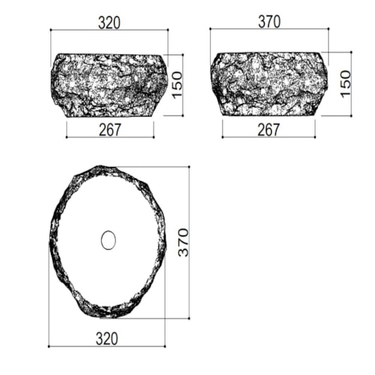 Cuba Para Lavatório Tamanho P Cristal Verde Kromma - Imagem principal - 6574bc41-efdc-4a27-8b02-d77e24fa87cd