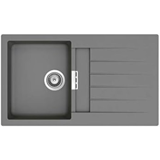 Cuba Pia Oslo Cinza Roca 50x8cm6cm - Imagem principal - df9d4b12-2195-4ef5-9d78-e08ccd605b72