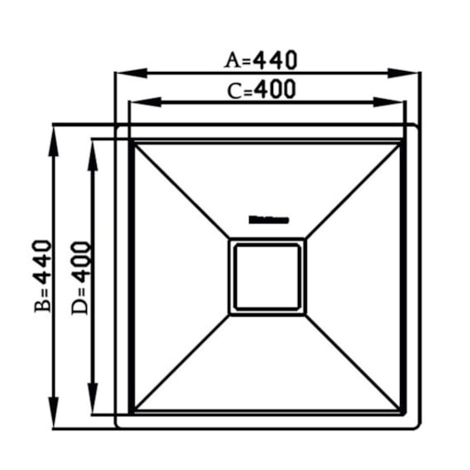 Cuba Primaccore 400 Black Matte Debacco 44x44cm - Imagem principal - c1a45ae7-fb3e-4369-881f-4bc9f427be46